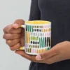 White Ceramic Mug with Color Inside